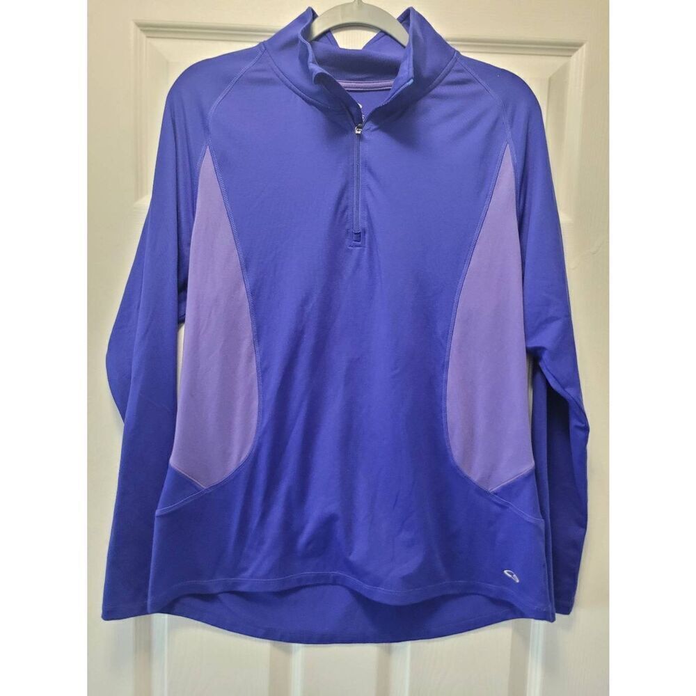 Championship Sweatshirt purple sz XL long sleeve shirt zipper closure